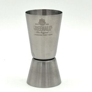 GREENALL’S Stainless Double Jigger Shot Glass Measure Bar Tool Cocktail Spirit